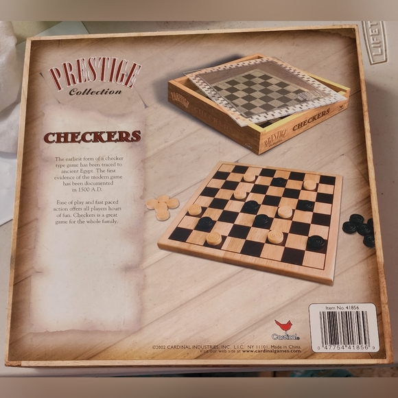 2002 CARDINAL PRESTIGE COLLECTION CHECKERS GAME  Wooden Box BENIFITS CHARITY - Picture 7 of 7
